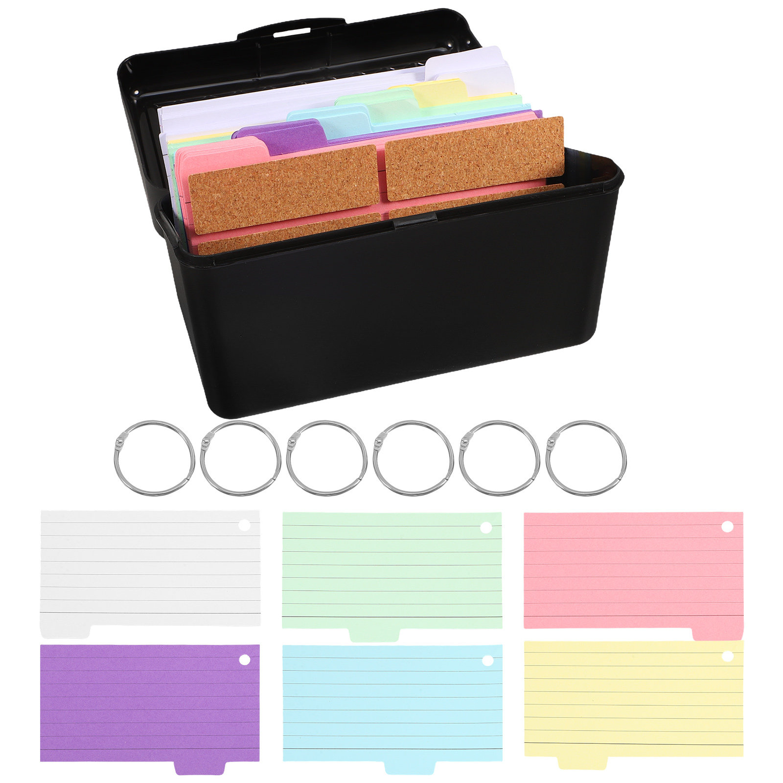 1Set Index Card Holder Organiz - огляд і ціна Card Index Box