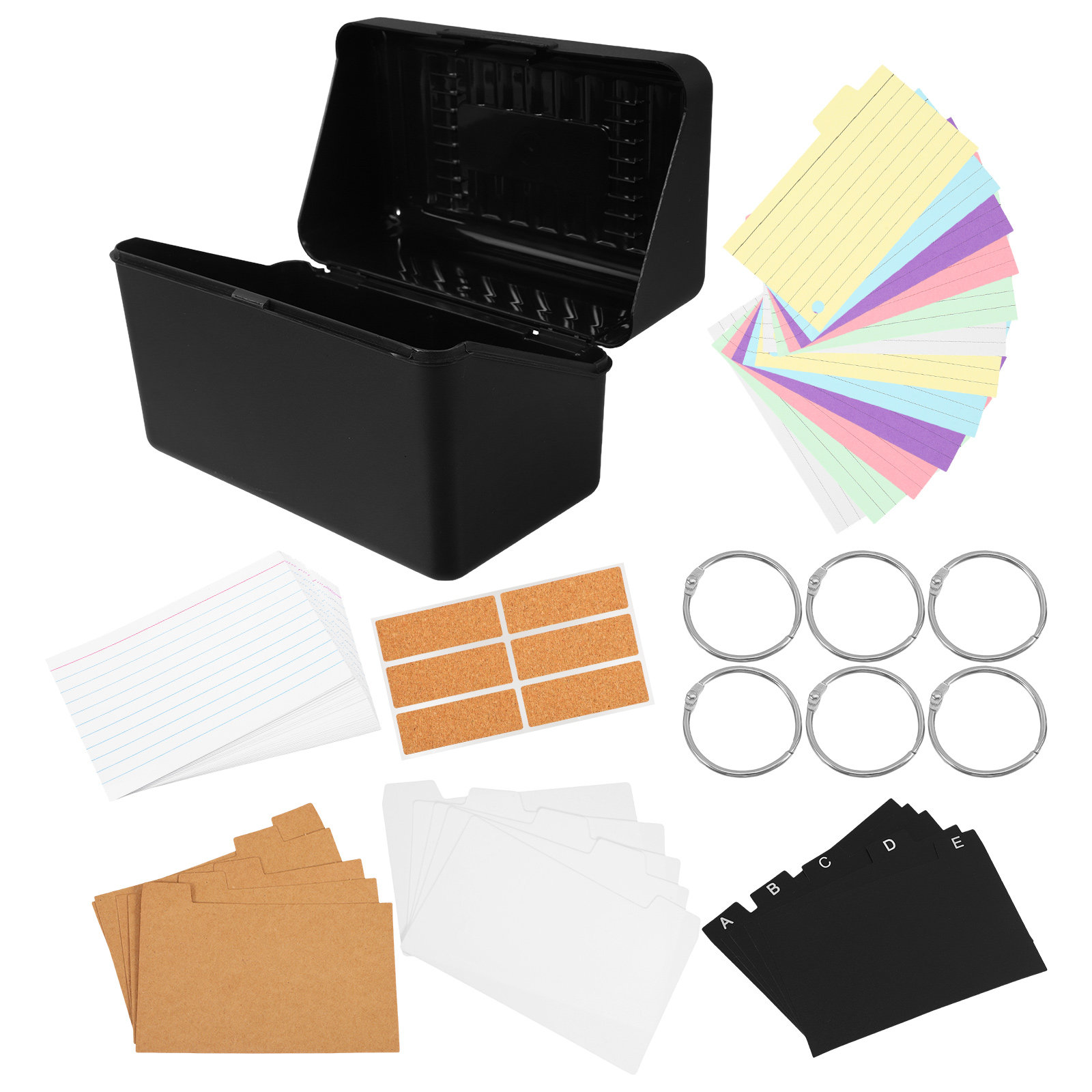 1Set Index Card Holder Organiz - огляд і ціна Card Index Box