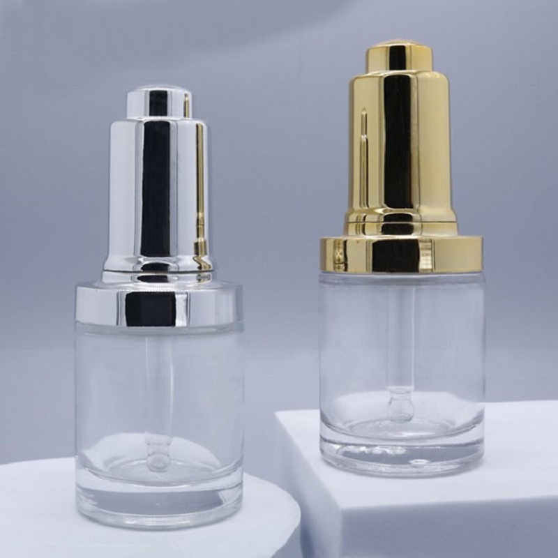30ML clear glass bottle silver - огляд і ціна Gel Refill Pack