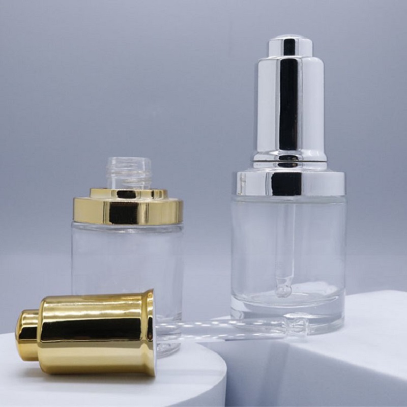 30ML clear glass bottle silver - огляд і ціна Gel Refill Pack
