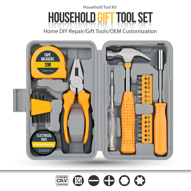 24 Pcs Household Tool Combinat - огляд і ціна Tape Dispenser Weighted