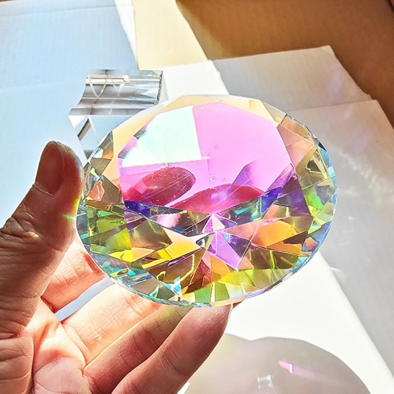 30-80mm AB Colorful K9 Crystal - огляд і ціна Paper Weight Crystal
